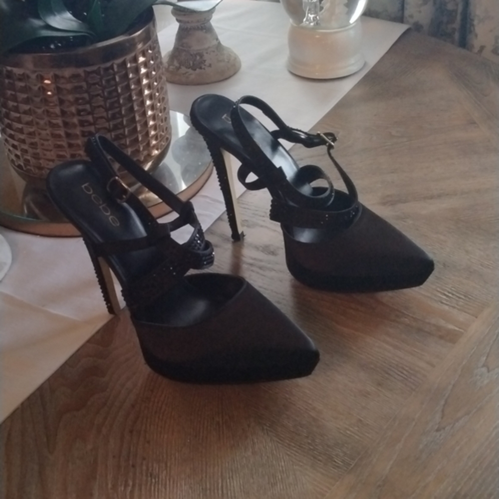 Bebe Stud After Five Strappy Heels